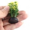 Unique Bargains Aquarium Fish Tank Plastic Artificial Grass Landscaping Decoration Plant 20 Pcs - 2 of 3