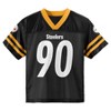 NFL Pittsburgh Steelers Toddler Boys' Short Sleeve Watt Jersey - 2 of 3