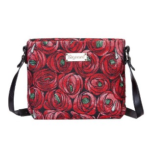Signare USA Rennie Mackintosh Rose And Teardrop Red Crossbody Bag - 1 of 4