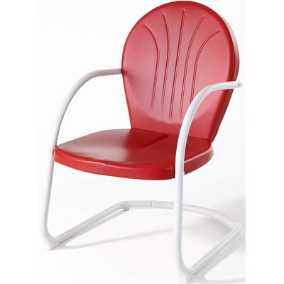 red metal chairs target