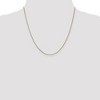 Black Bow Jewelry 1mm 10k Yellow Gold Classic Box Chain Necklace - 2 of 4