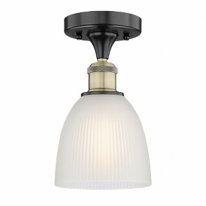 Castile - 1 Light Semi-Flush Mount In Industrial Style-9.75 Inches Tall and 6 Inches Wide - 1 of 1