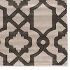 Linon 8'x10' Elegance Geo Rug Gray: Traditional Geometric Indoor Area Rug, Low Pile, Machine Made, 10x8 Foot - 2 of 4