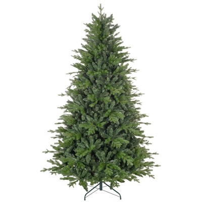 Artificial Christmas Tree with Metal Stand, Hinged Branches, Easy Assembly, Xmas Tree for Home Office Holiday Decor