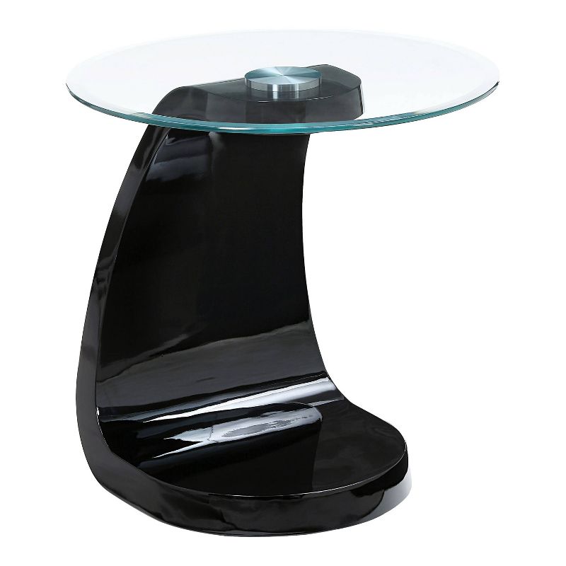 Gummerton Glass Top End Table - miBasics, 1 of 6
