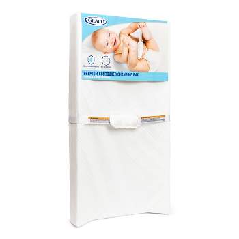 Summer by Ingenuity Contoured Changing Pad – Includes Waterproof Changing  Liner and Safety Fastening Strap with Quick-Release Buckle