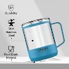 Clean bottle | Pristine Sips Insulated Stainless Steel Coffee Mug | Ceramic Inner Coating | No Metal Taste | Mug Perfect Brew | Aqua - 3 of 4