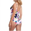 Women's V-Neck Lingerie Surplice One Piece Swimsuit - Profile By Gottex - 2 of 4