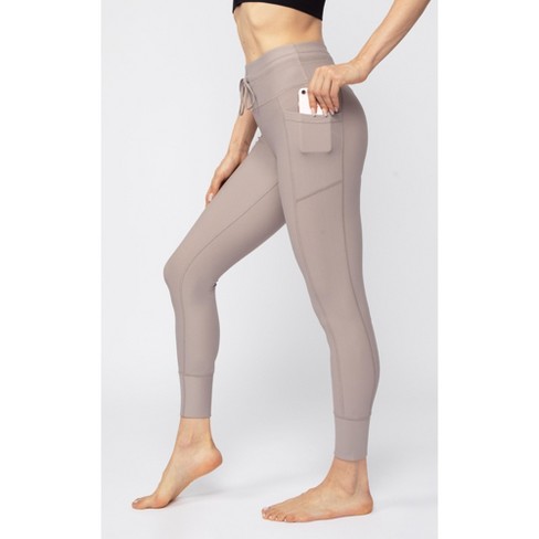 Yogalicious High Rise Squat Proof Criss Cross Ankle Leggings : Target