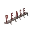 Northlight Buffalo Plaid “PEACE” Christmas Stocking Holder - 6" - 5 Piece - 2 of 3