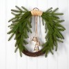Nearly Natural 24” Holiday Christmas Pine and Bells Wreath - 3 of 4