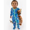RuggedButts SoftSnooze Gender Inclusive Baby One Piece Footie Pajamas - 3 of 4