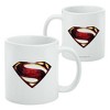 Justice League Movie Superman Logo Ceramic Coffee Mug  Novelty Gift Mugs for Coffee  Tea and Hot Drinks  11oz  White - 2 of 4