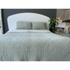 Sussexhome Soft 100% Cotton Muslin Bed Shams, Standard Size 2 Pieces Shams - 4 of 4