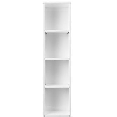 James Martin Vanities Milan 12" Storage Cabinet (Short), Modern Grey Glossy