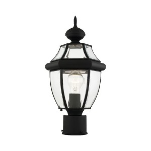 Livex Lighting Monterey 1 - Light Post Light in  Black - 1 of 2