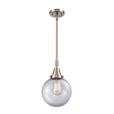 Beacon - 1 Light Stem Hung Mini Pendant In Industrial Style-12.63 Inches Tall and 8 Inches Wide