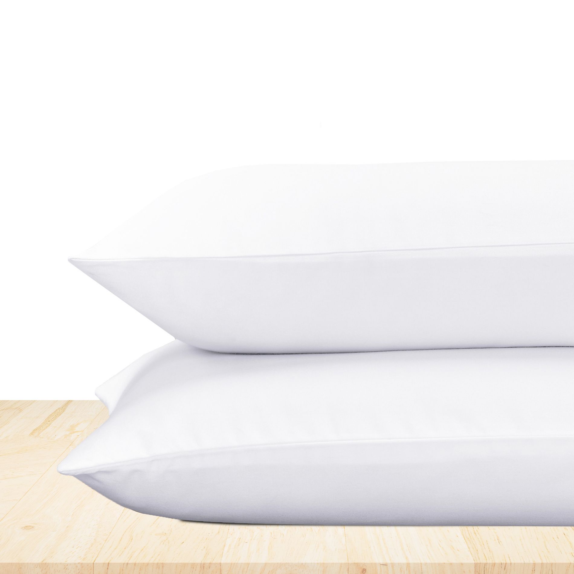 Set of 2 Pillowcases - 400 Thread Count, 100% Cotton Sateen, Soft, Cooling and Breathable by California Design Den