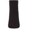 Memoi Women's Rayon from Bamboo Terry Sole Breathable Low Cut Socks Black 9-11 - 2 of 4