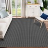 Washable Area Rugs 9x12 Rug for Living Room Non Slip Rug Soft Area Rug for Bedroom Braided Print Throw Rugs Stain Resistant Carpet for Dining Room - 2 of 4