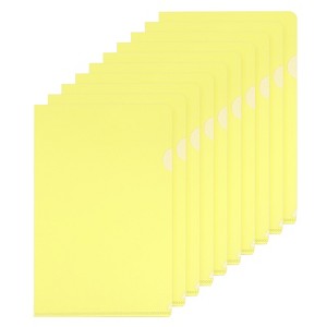 Unique Bargains L Type Plastic Portable Reusable Office Project Folder 30 Pcs - 1 of 4
