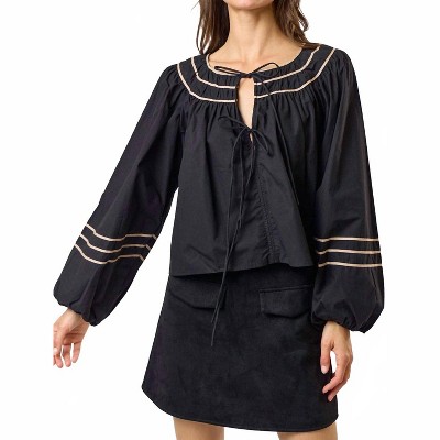 Women's Nolani Puff Sleeves Top - lalavon