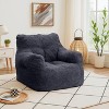Hooseng Bean Bag Chair, Bean Bag Sofa Chair with Armrests, Fluffy and Lazy Sofa with backrest, Comfy Cozy BeanBag Chairs - 2 of 4