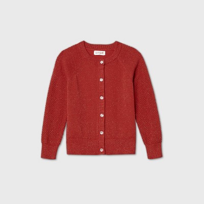 target red cardigan