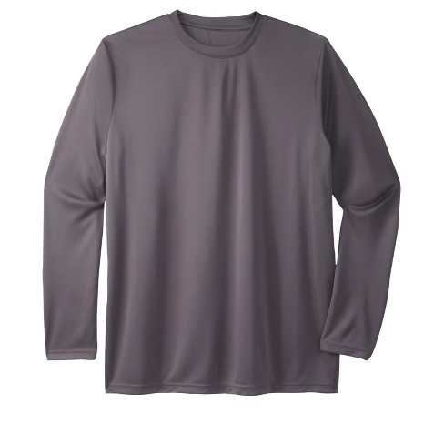 KingSize Men's Big & Tall Fleece Crewneck Sweatshirt - Big - XL, Gray