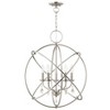 Livex Lighting Aria 5 - Light Chandelier in  Brushed Nickel - 3 of 4
