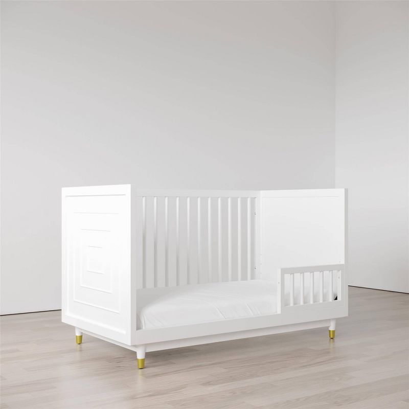 Room &#38; Joy Rory Toddler Rail with Spindles - White, 4 of 7