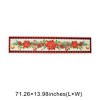 Unique Bargains Christmas Table Runner Polyester Red Green Yellow 71x14 Inch 1 Pc - 3 of 4
