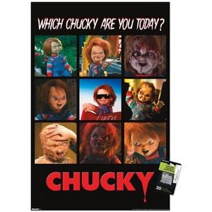 Trends International Child's Play - Which Chucky Are You Today Unframed Wall Poster Prints - 1 of 4