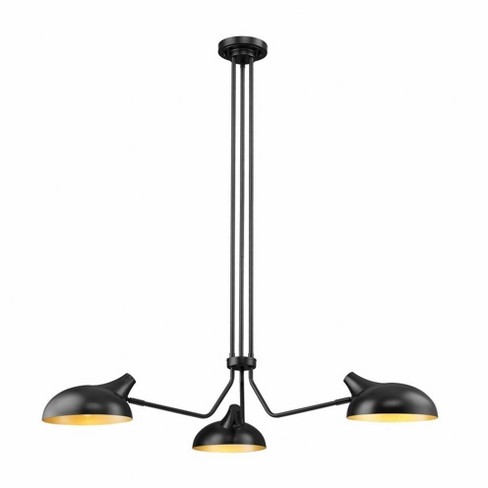 Z-Lite Bellamy 3 - Light Chandelier in  Matte Black - image 1 of 4