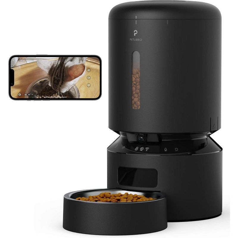 PETLIBRO Automatic Cat Feeder with Camera, 1080P HD Video & Night Vision, 5G WiFi feeder with 2-Way Audio, Motion & Sound Alerts, 1 of 10