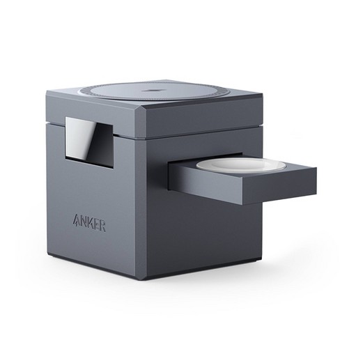 Anker 3-in-1 Cube With Magsafe - Black : Target