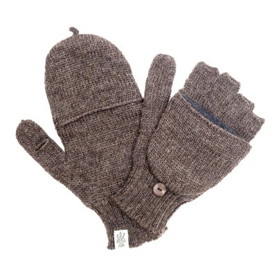 Bryant Fingerless Gloves w/ Flap_Nirvanna Designs