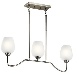Kichler Lighting Valserrano 3 - Light Chandelier in  Brushed Nickel - 1 of 4