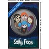 Trends International Sally Face - Fisheye Framed Wall Poster Prints - 3 of 4