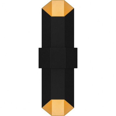 Quoizel Lighting Chasm 1 - Light Sconce in  Matte Black Gold