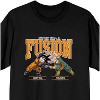Dragon Ball Z Gotenks Fusion Adult Black Crew Neck Short Sleeve T-shirt - 2 of 4