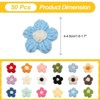 Unique Bargains Cotton Handmade DIY Floral Embroidered Applique Patches 50 Pcs - 2 of 4