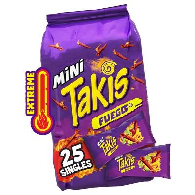 Takis Rolled Mini Fuego Tortilla Chips - 30.75oz/25ct