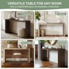 NicBex Modern Minimalist Console Table for Entryway,Rustic Wood Grain Entryway Table Foyer Tables for Hallway,Kitchen,Living Room - 4 of 4