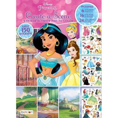 Disney Princess Create a Scene Book - Target Exclusive Edition (Paperback)