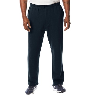 Kingsize Men's Big & Tall Fleece Zip Fly Pants - Tall - 2xl, Blue : Target
