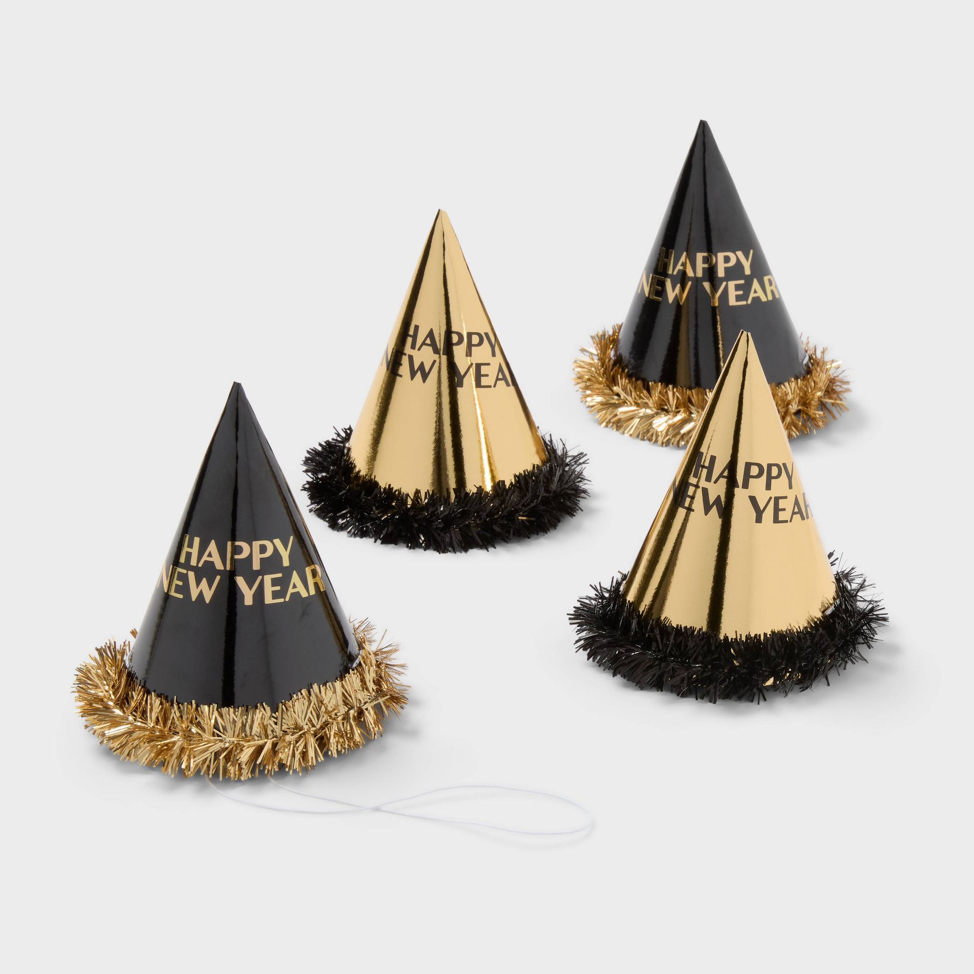 4ct New Year's Eve Party Hats - Spritz™