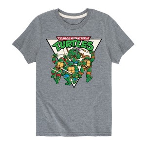 Boys' - Teenage Mutant Ninja Turtles - Turtle Squad Short Sleeve Graphic T-Shirt - 1 of 4