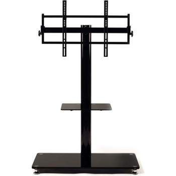 TransDeco Flat panel TV mounting system w/casters for up to 75Inch plasma or LCD/LED TVs