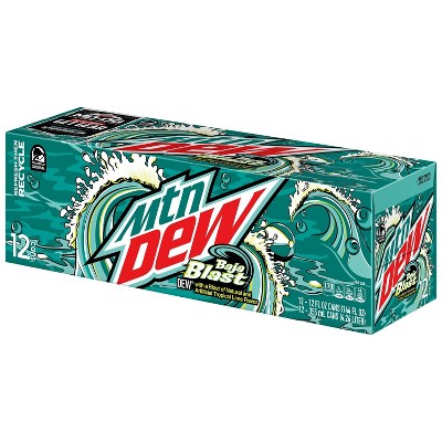 Mountain Dew Baja Blast - 12pk/12 Fl Oz Cans : Target